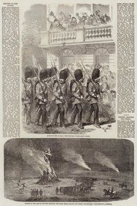 Retour des gardes de Crimée - Robert Thomas Landells
